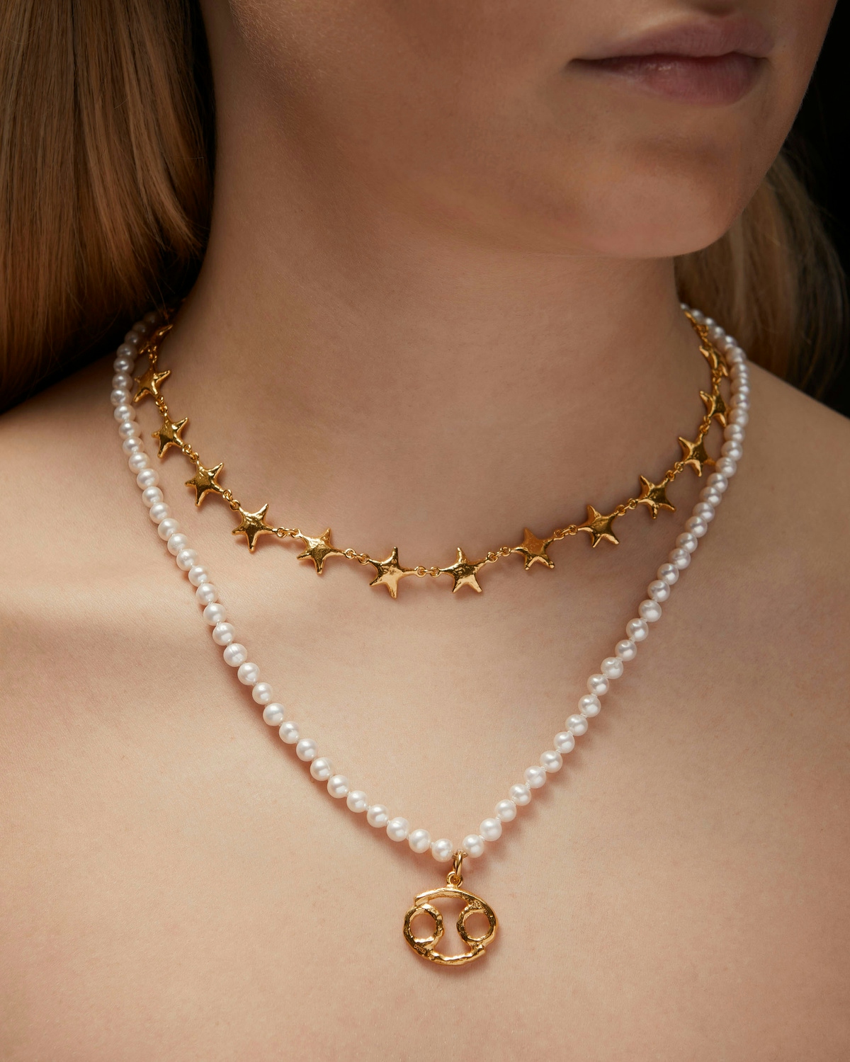 Zodiac Pearl Necklace-image-3