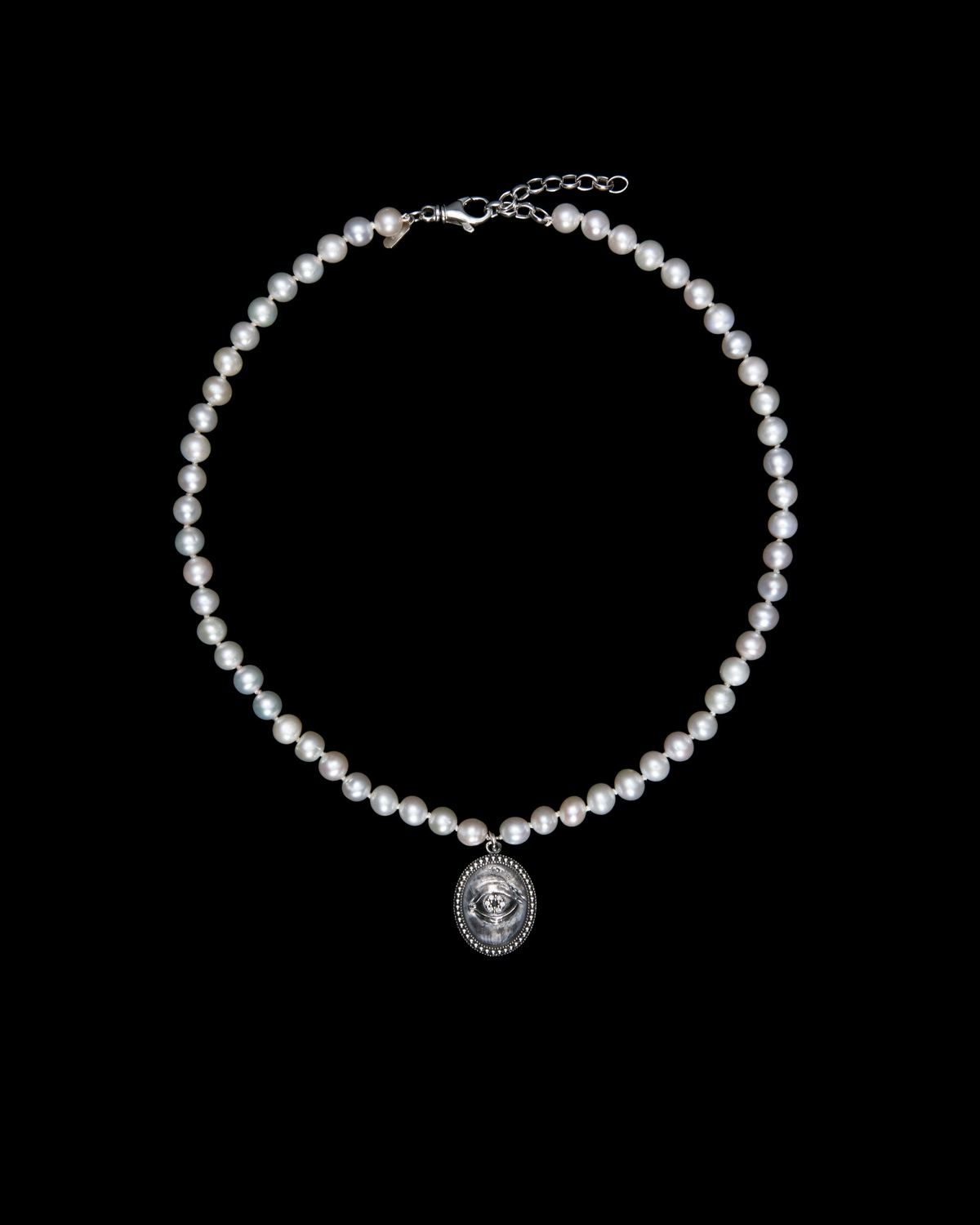 Lover's Eye Pearl Strand Necklace-image-0