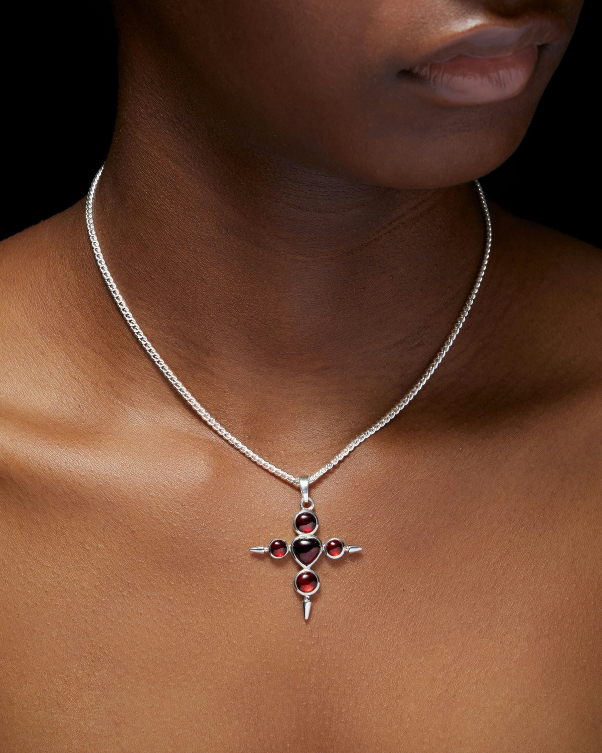 Empress Garnet Necklace-image-1