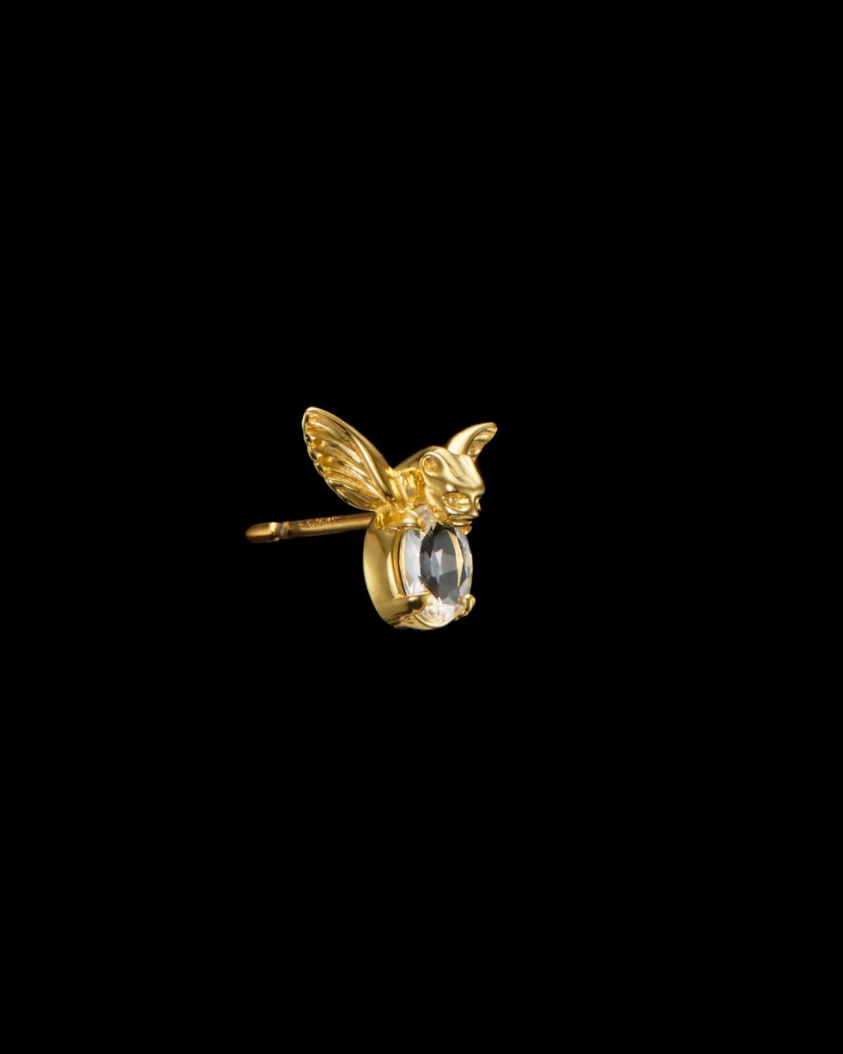 Tiny Gargoyle Ear Stud-image-1