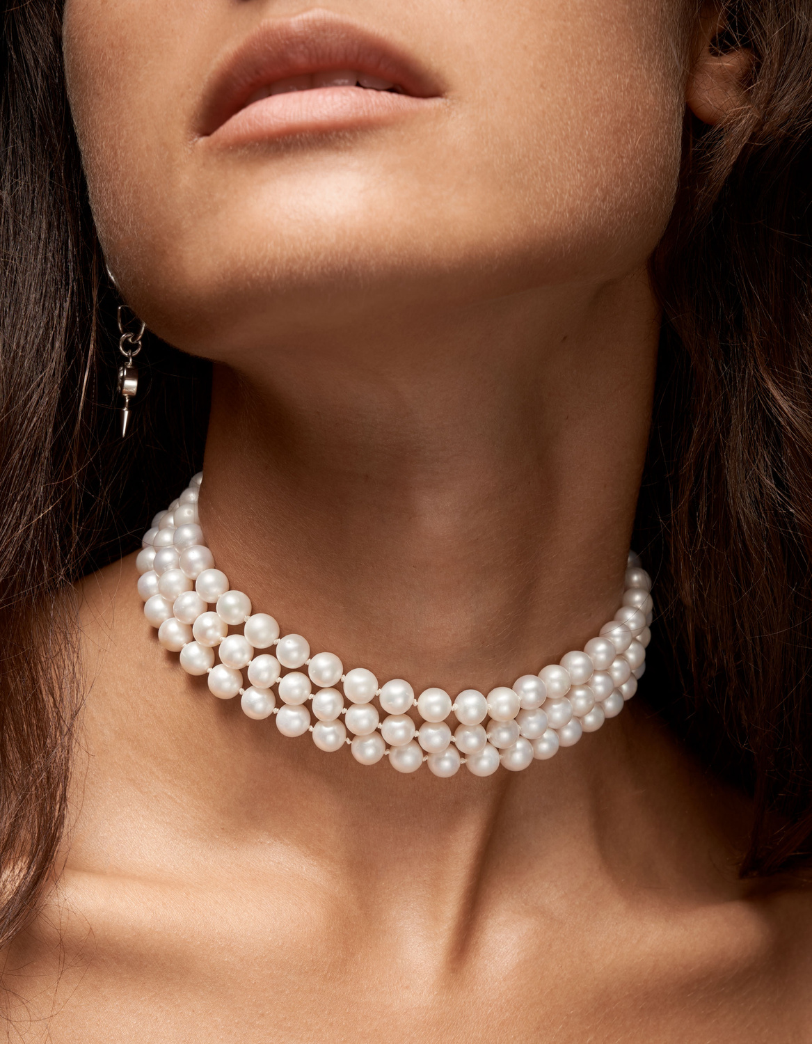 Pearl Choker 3 Strand-image-1