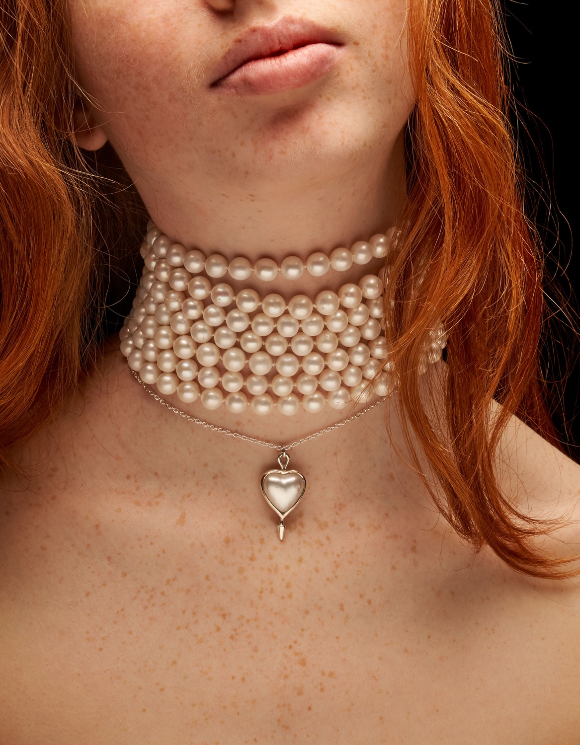 Pearl Choker 7 Strand-image-1