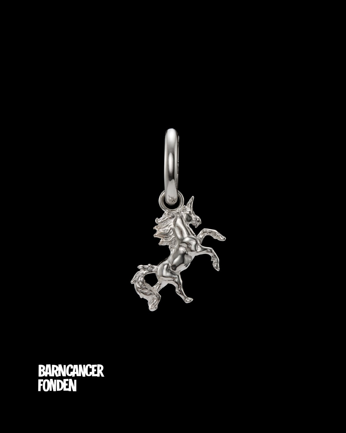 Mini Unicorn Earring Barncancerfonden-image-0