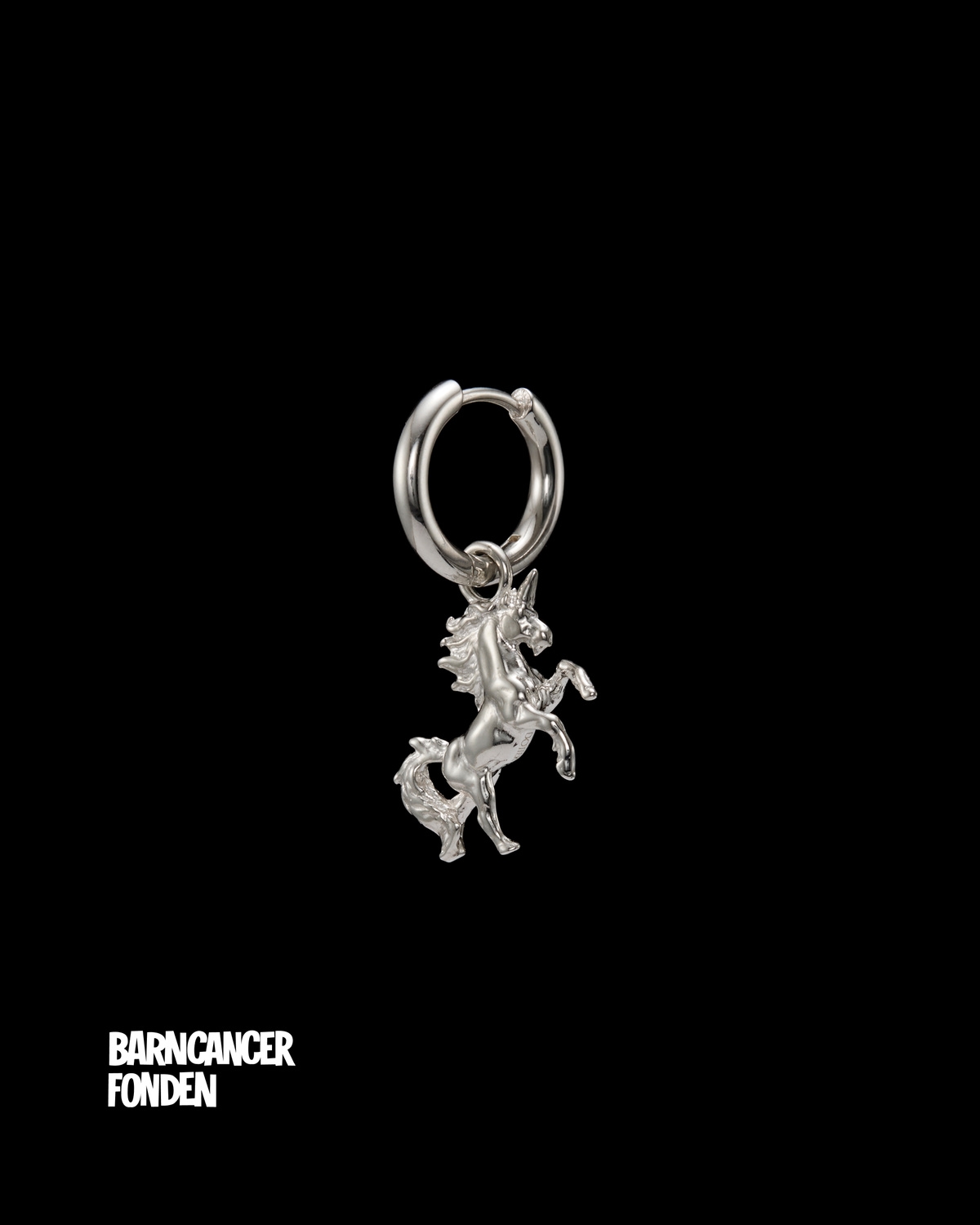 Mini Unicorn Earring Barncancerfonden-image-1