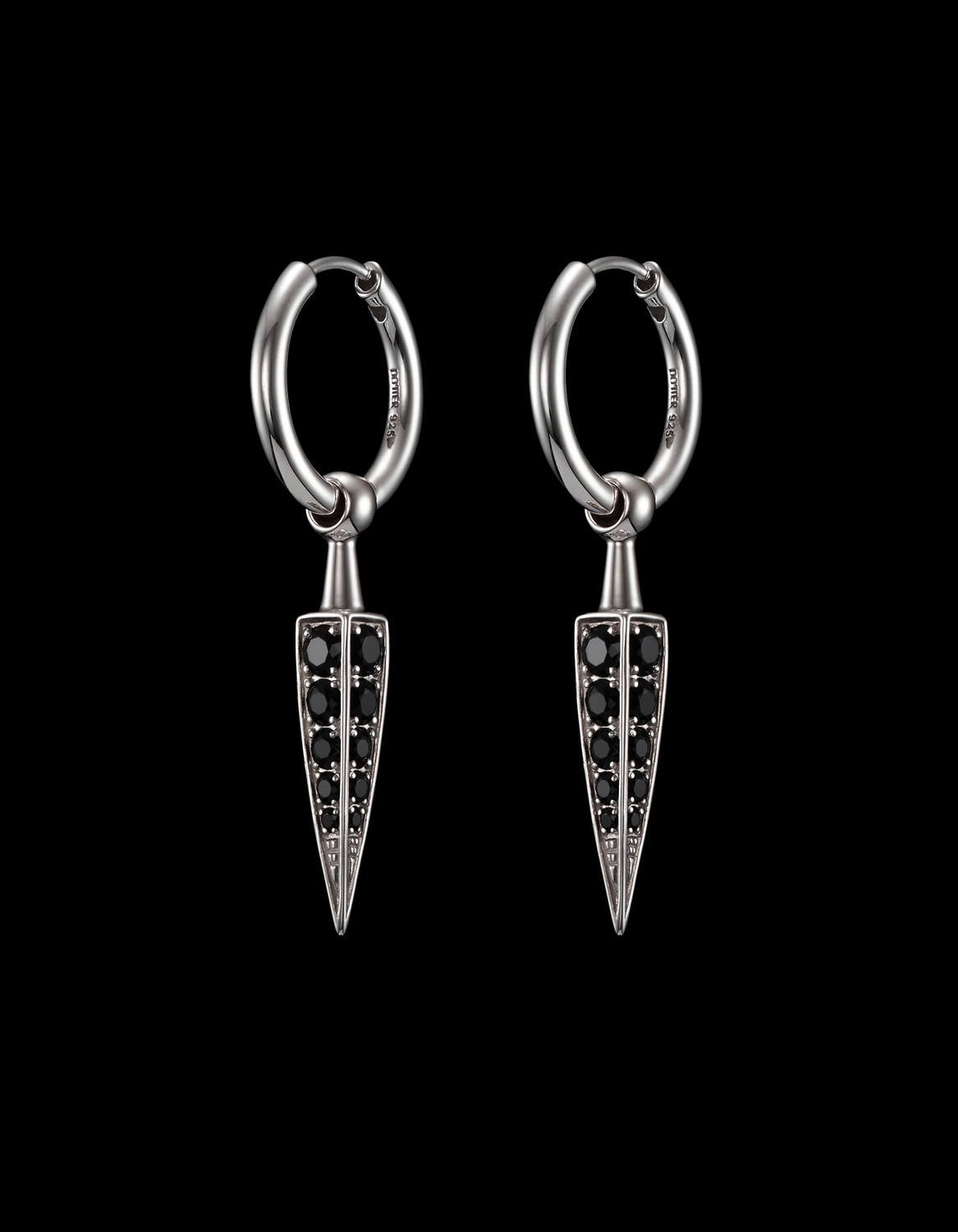 Poison Arrow Pavé Earring-image-1