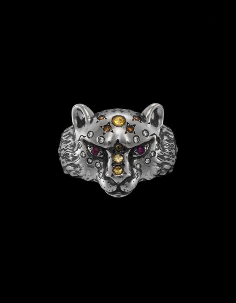 Oxidized Silver - Various stones
