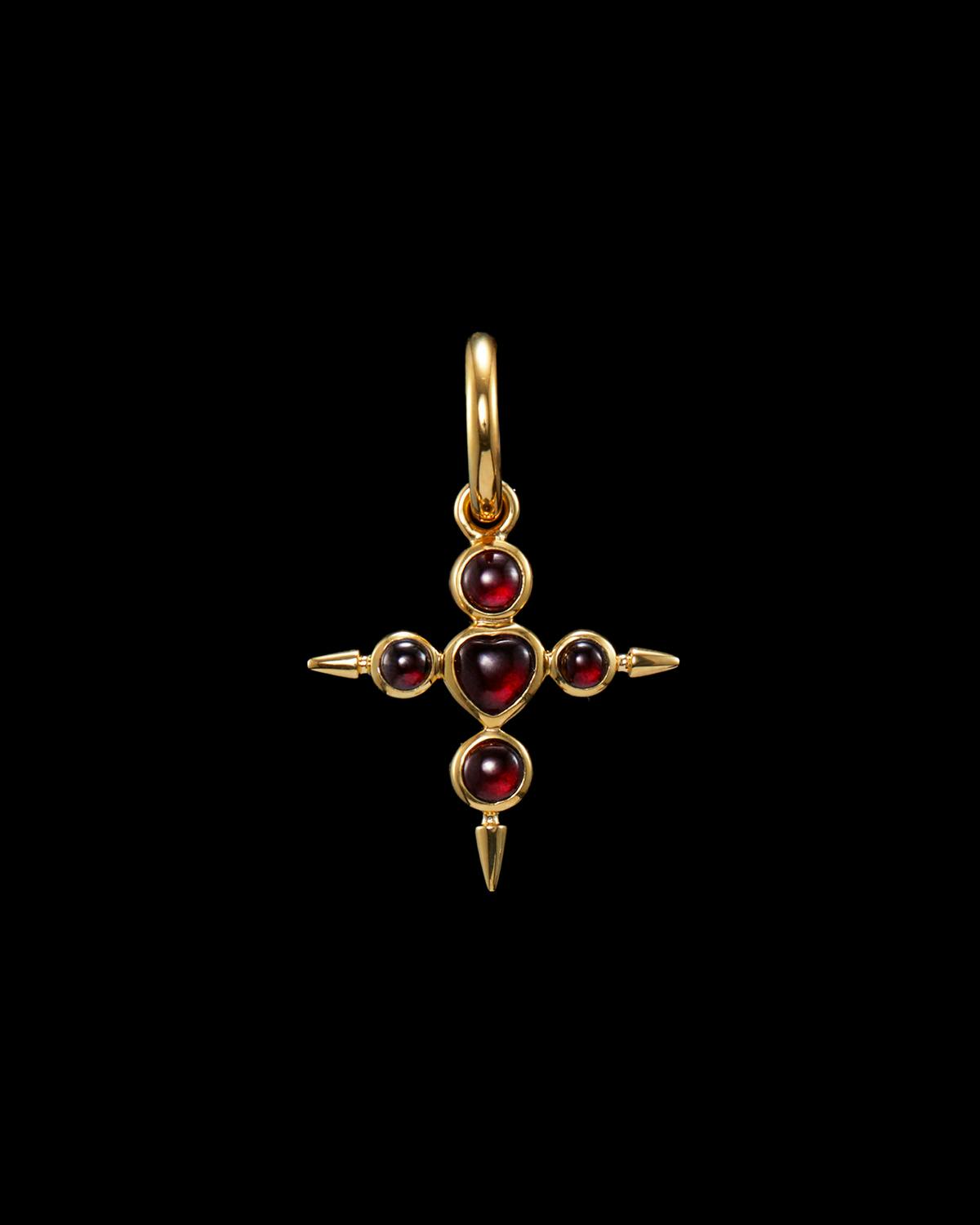 Empress Garnet Earring