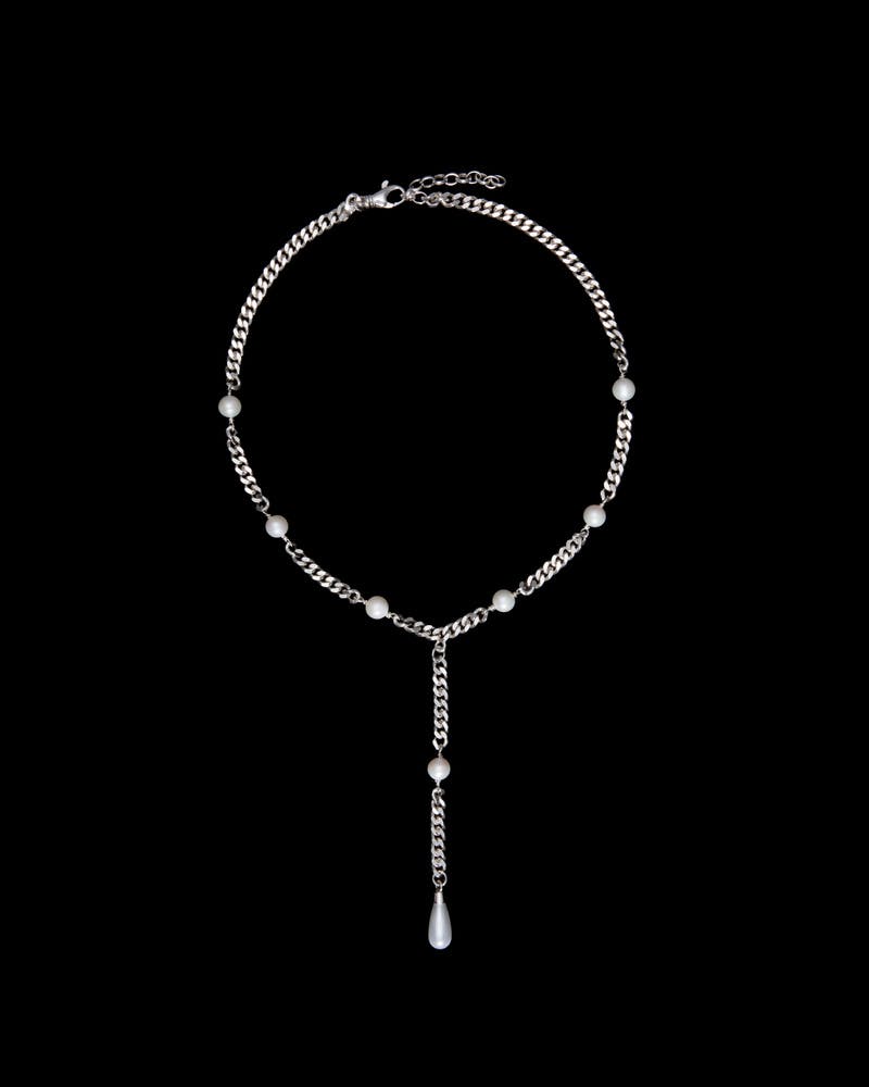 Silver - Freshwater Pearls & Glass Pearl