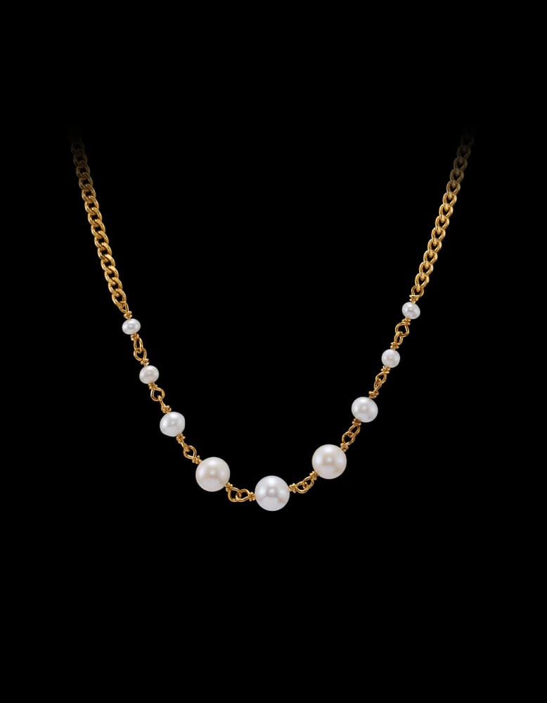 Gold-plated Silver Freshwater Pearl