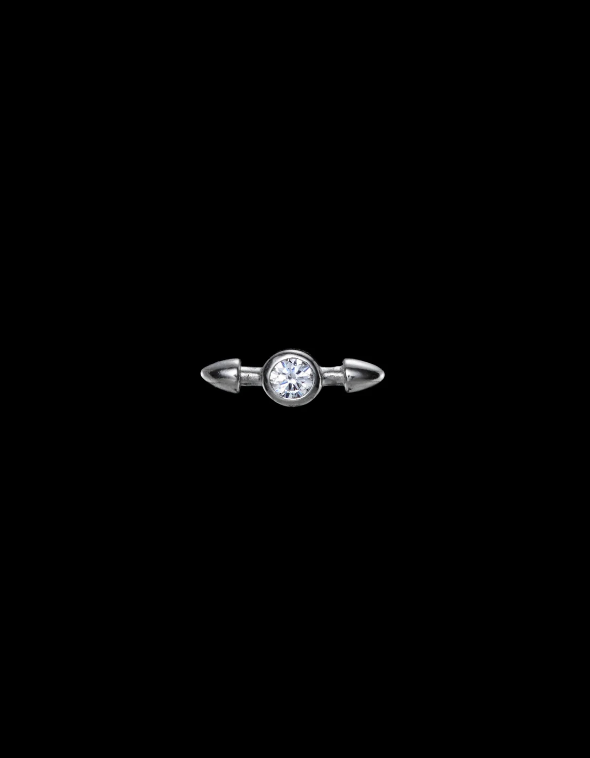 Mini Pierced Diamond Ear Stud