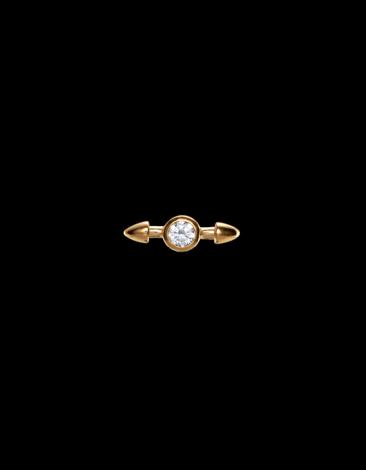 Mini Pierced Diamond Ear Stud