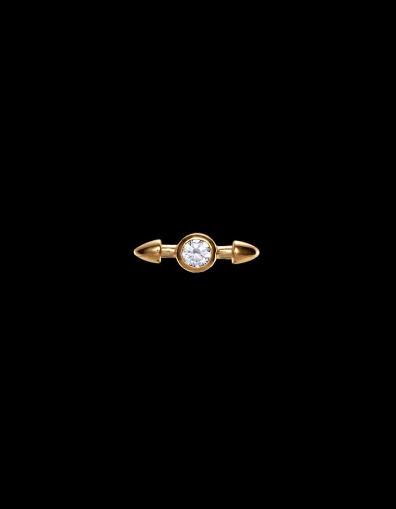 18K Yellow Gold - G/VS Lab Grown Diamond