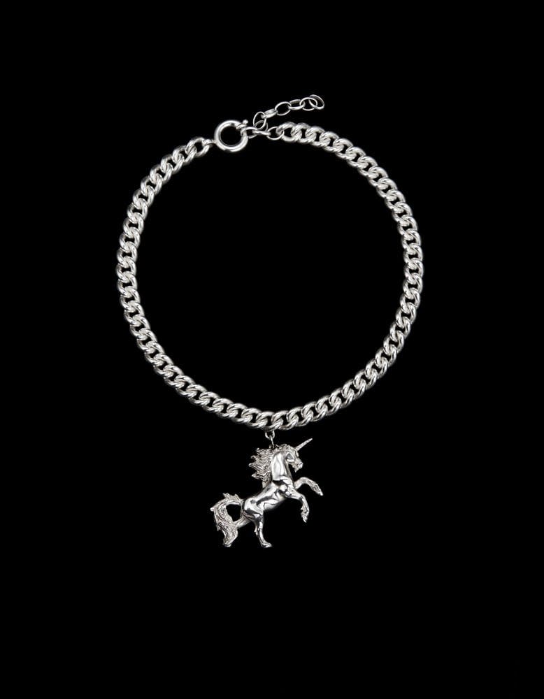 Chunky Chain Unicorn Necklace
