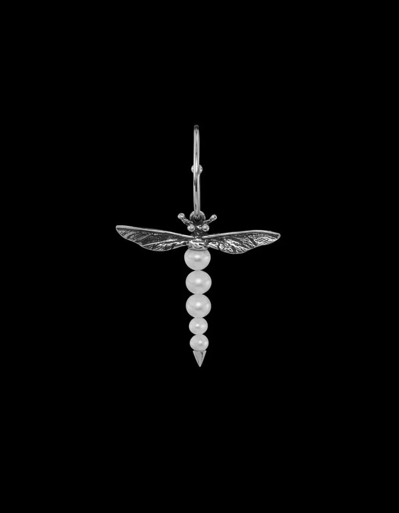 Oxidized Silver - Freshwater Pearl