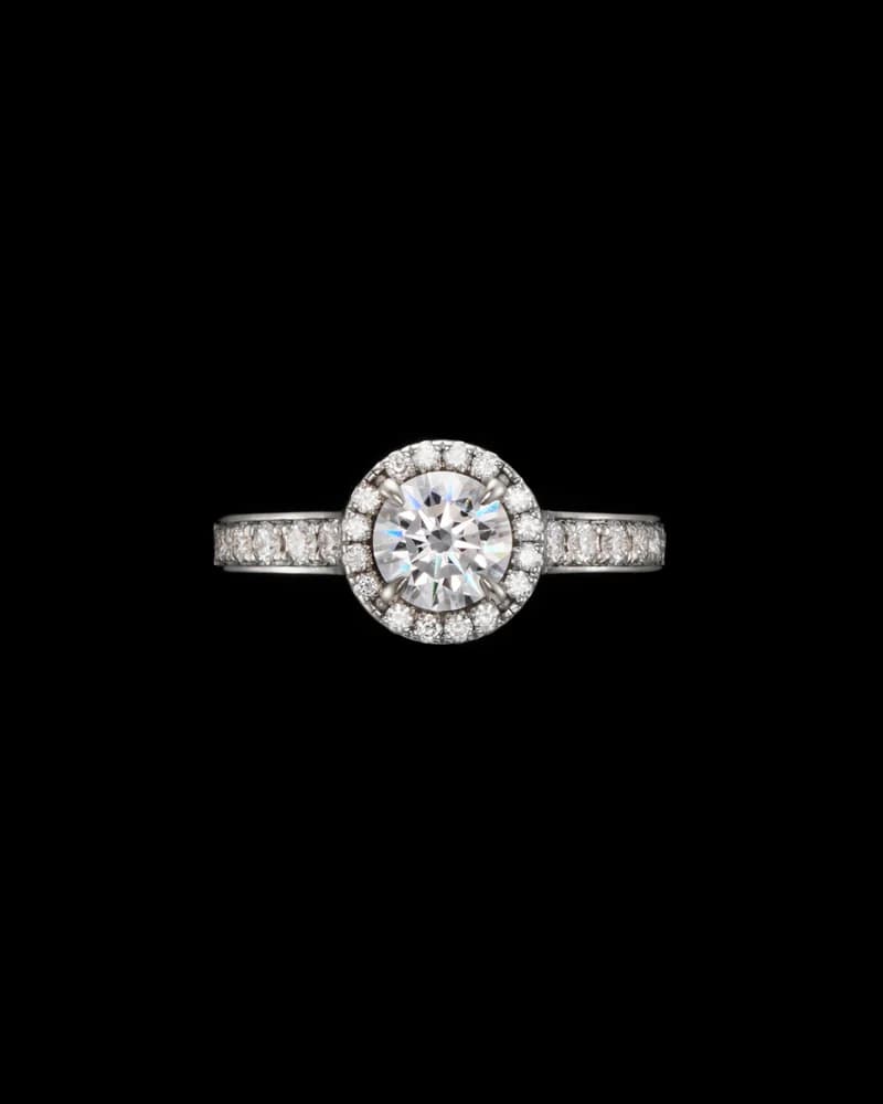 18K White Gold