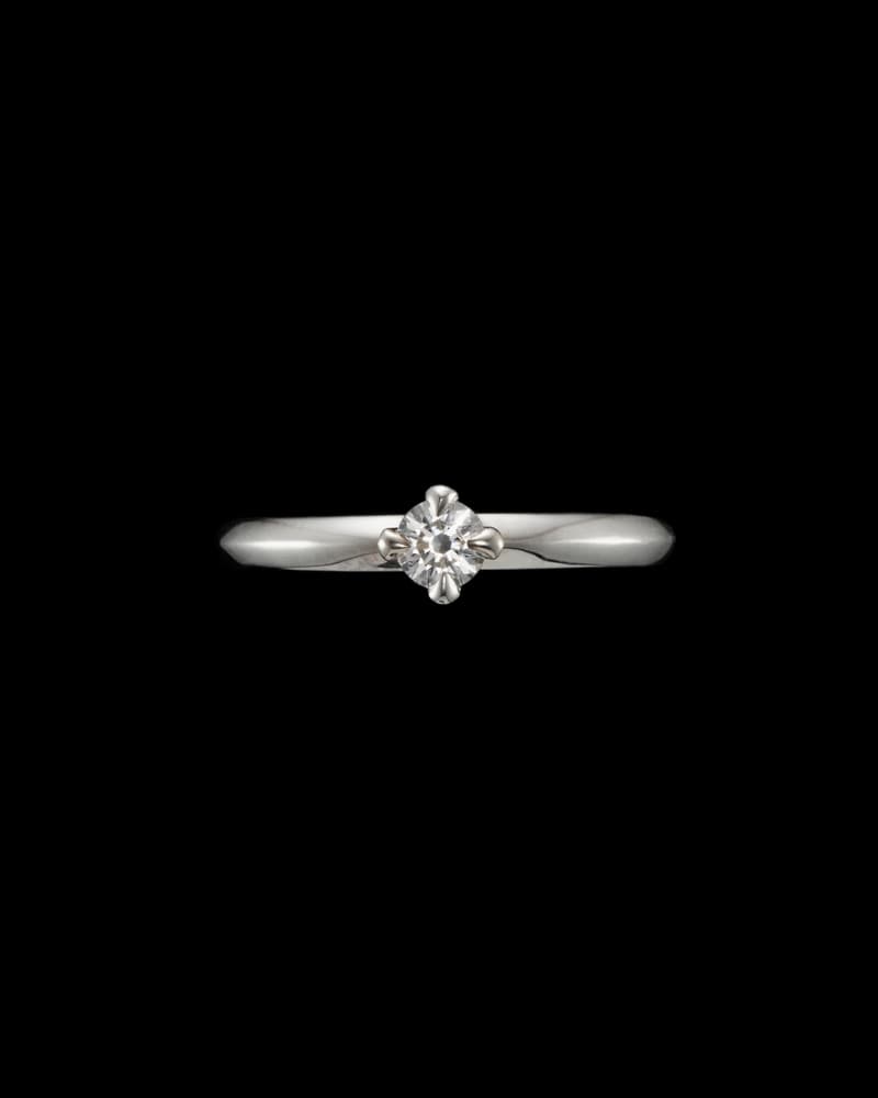 18K White Gold - 0.3 CT Diamond