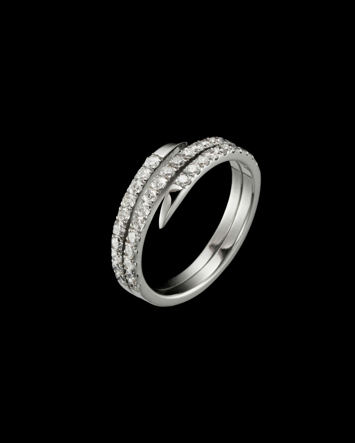 Dragons Tail Diamond Ring-image-2
