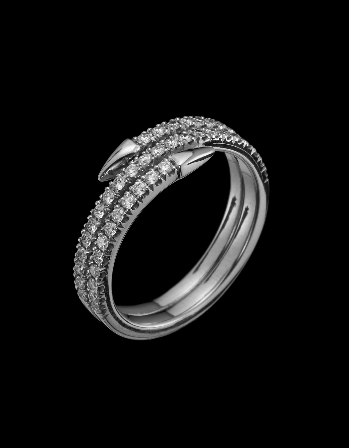Dragons Tail Diamond Ring-image-3