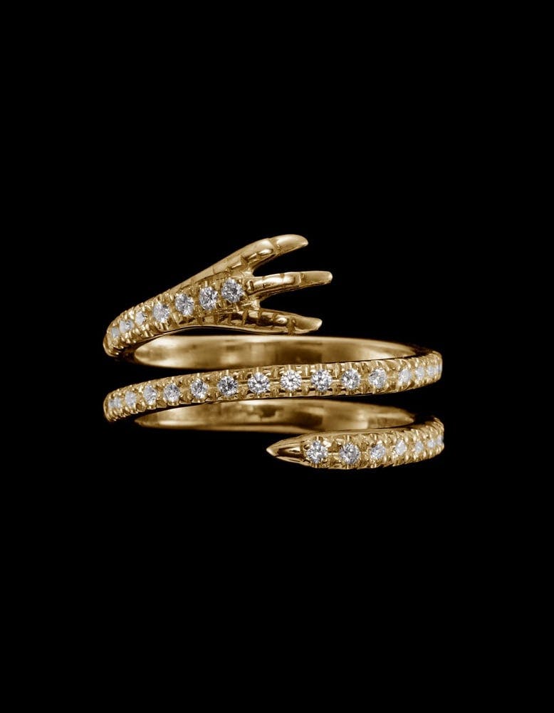 Enchanted Ring - 18K Yellow Gold - G/VS Diamonds - Made to Order