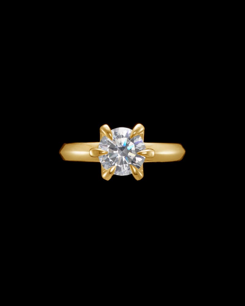 18K Yellow Gold - 2.0 CT G/VS Diamond