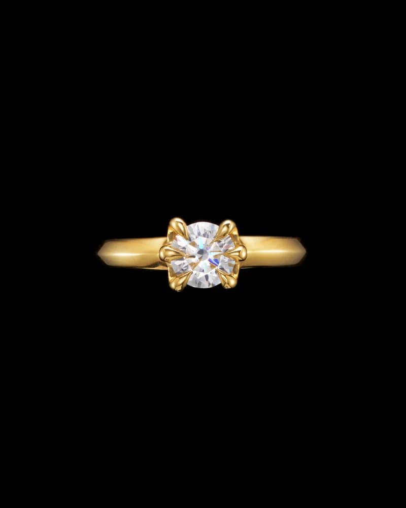 18K Yellow Gold - 1.0 CT G/VS Diamond