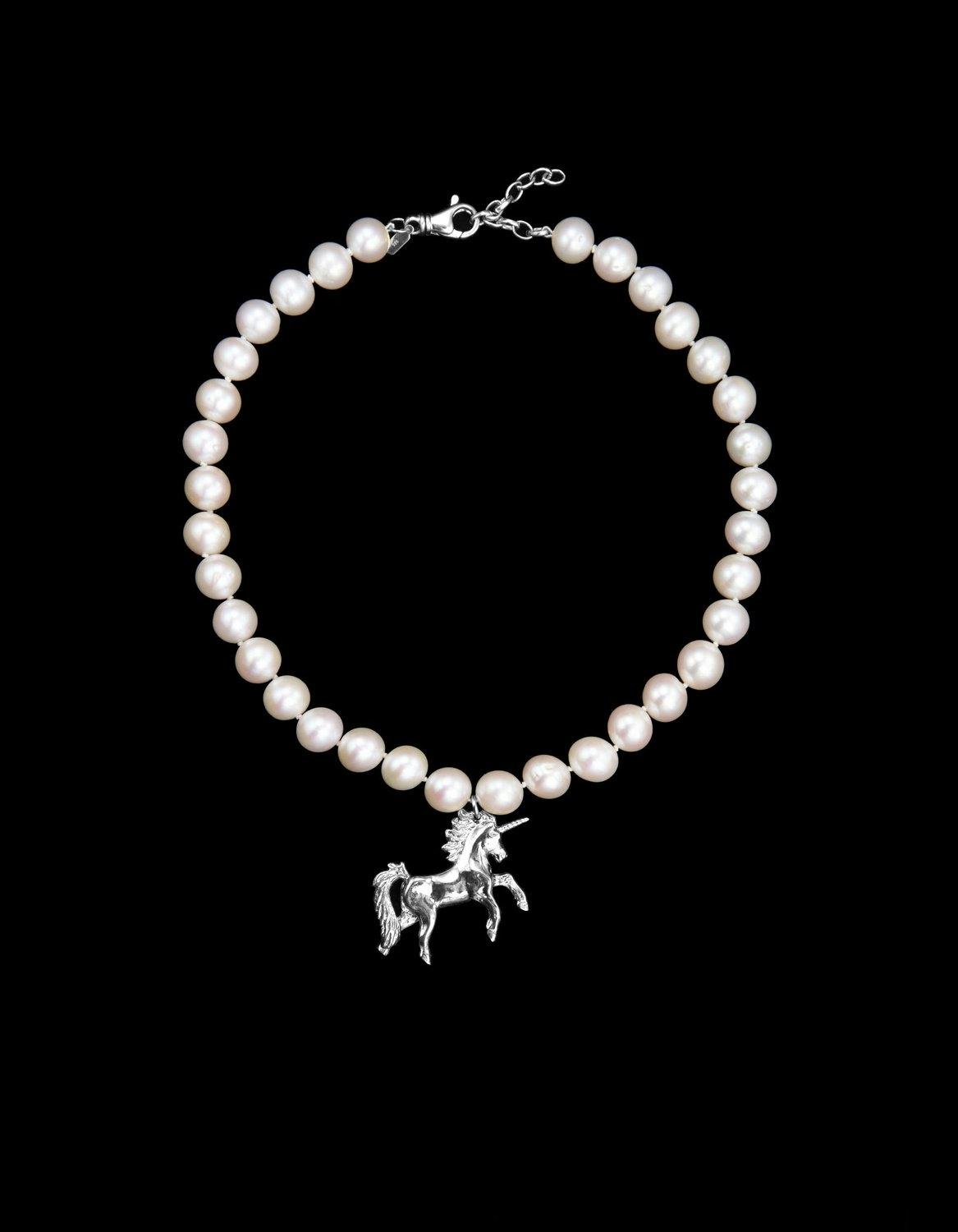 Large Unicorn Pearl Necklace-image-0