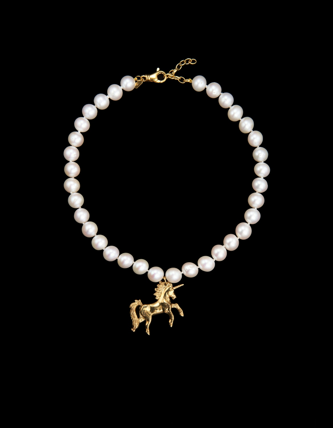 Large Unicorn Pearl Necklace-image-0