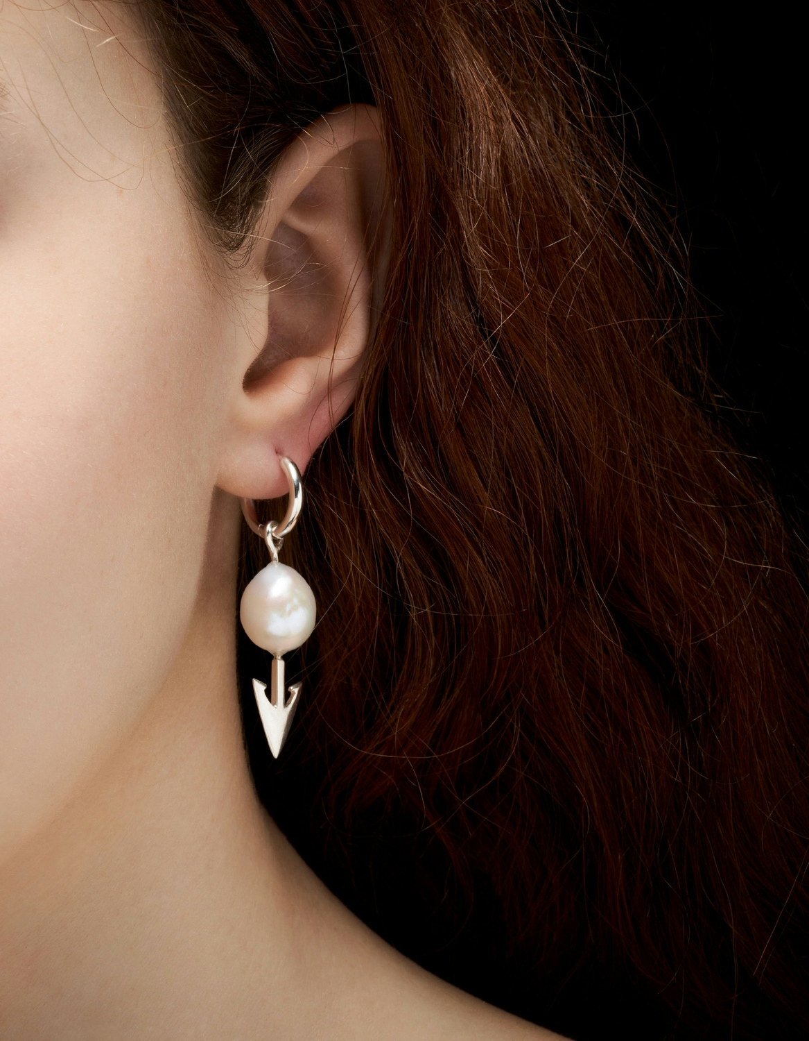 Harpooned Pearl Earring-image-2