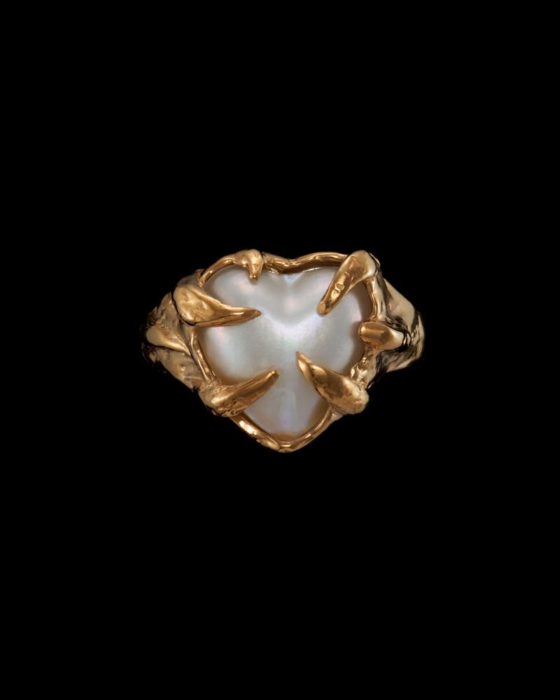 Gold-plated Silver - Mabe Pearl