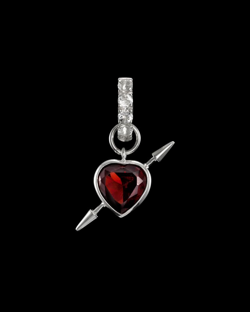 Silver - Mozambique Garnet