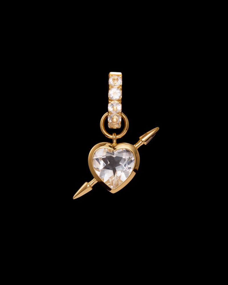 Gold-plated Silver - Clear Quartz