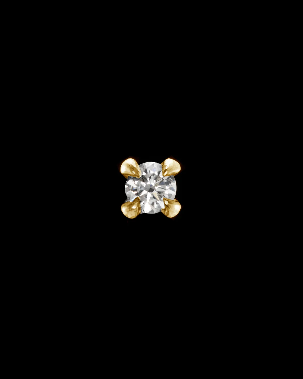 Snatched Diamond Large Ear Stud
