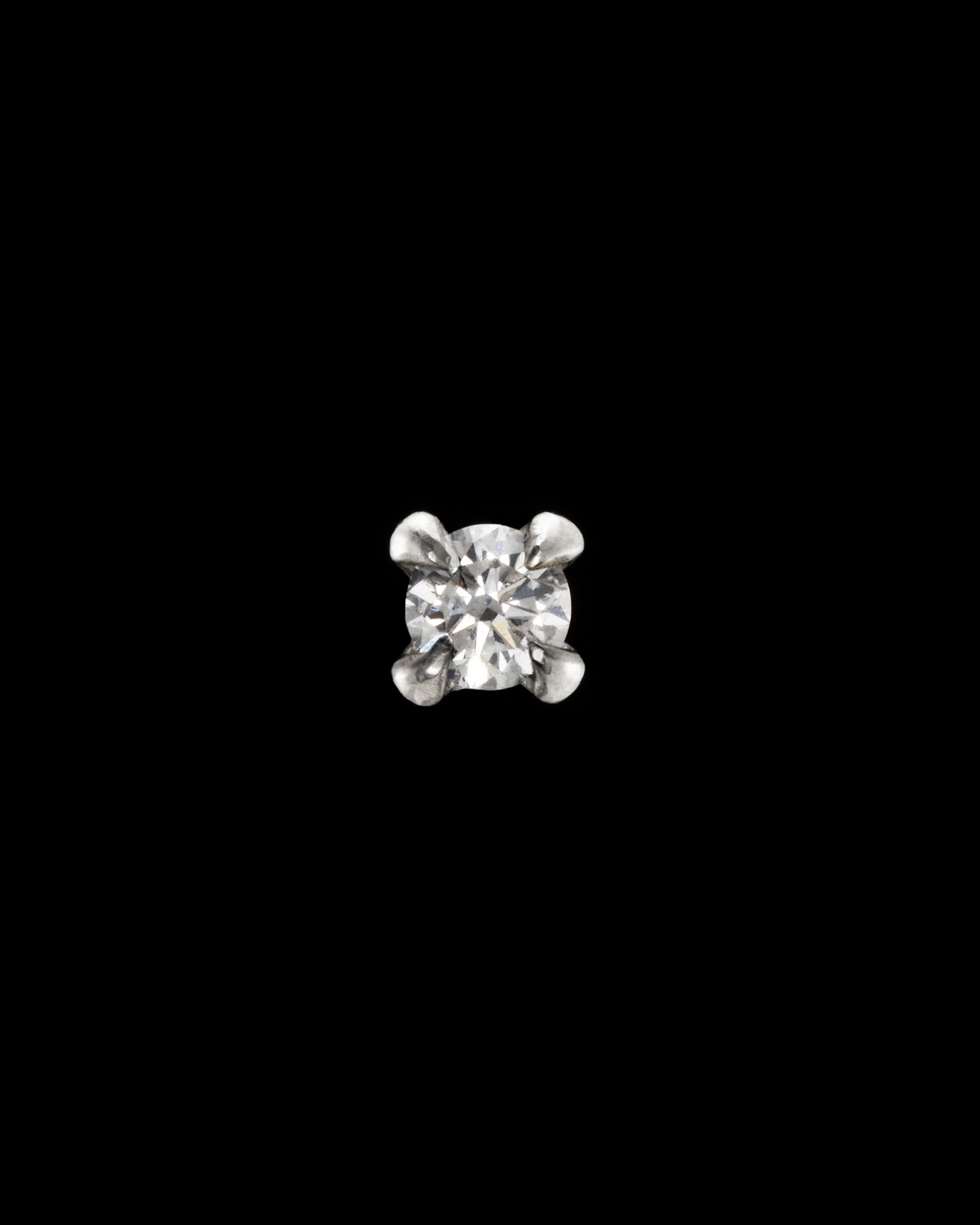 Snatched Diamond Large Ear Stud-image-0