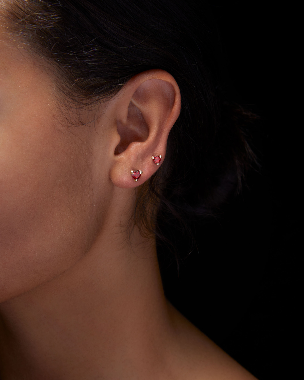 Captured Heart Ear Stud-image-2