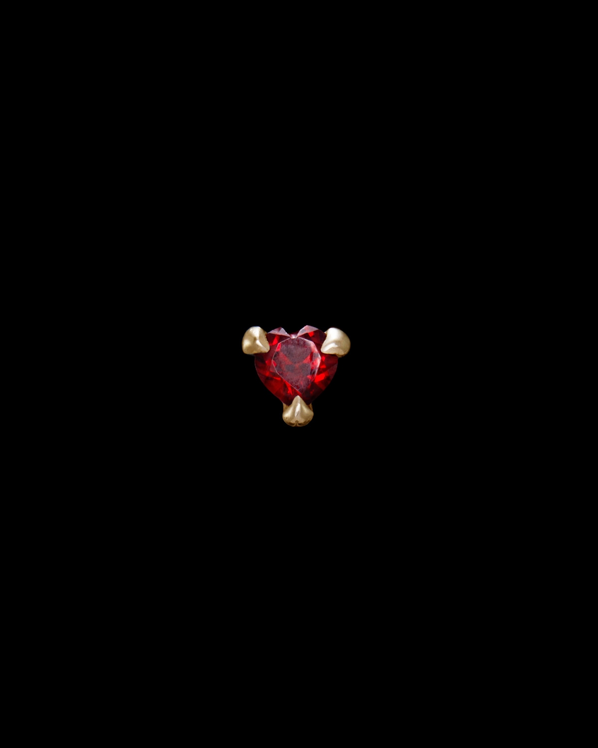 Captured Heart Ear Stud-image-0