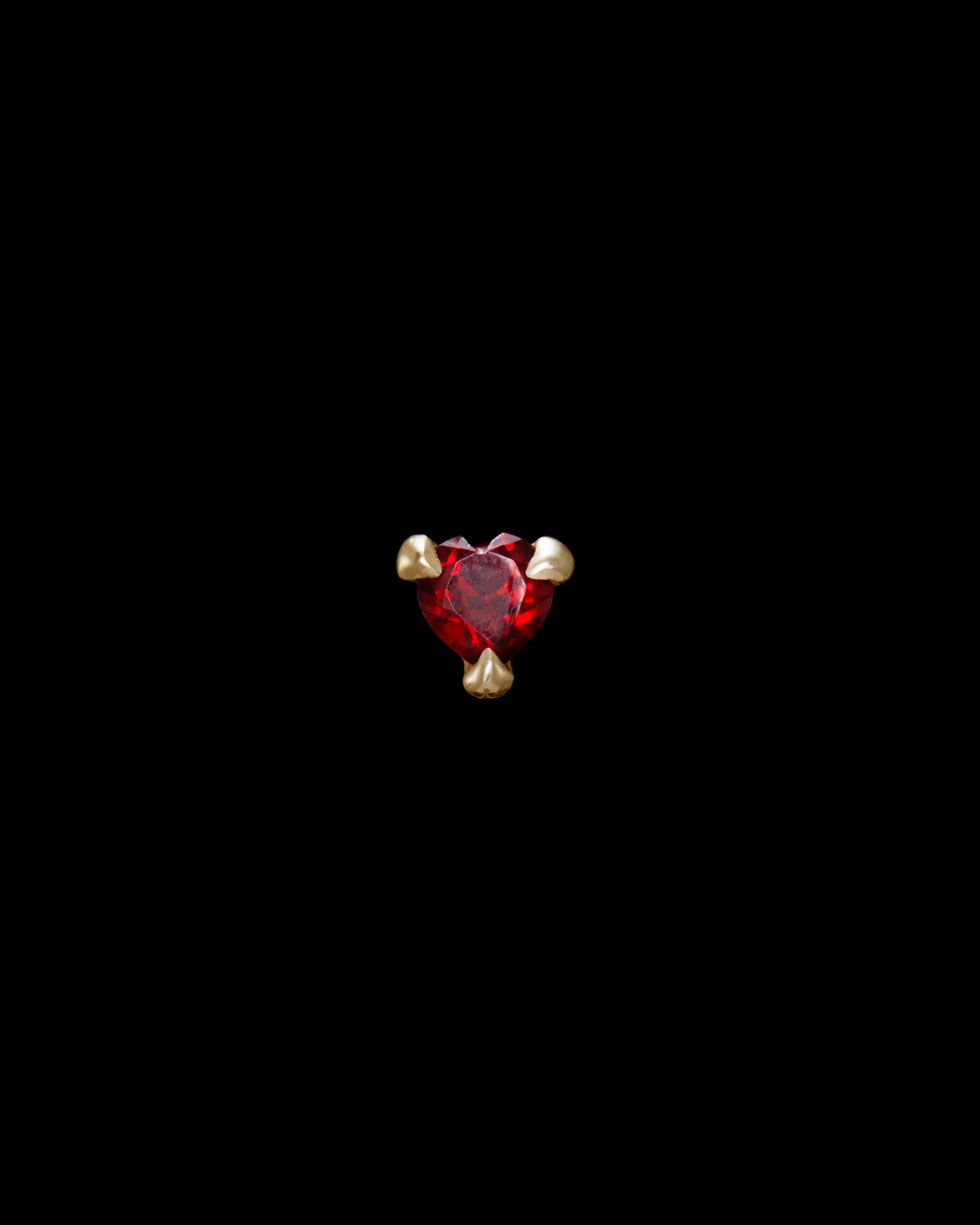 Captured Heart Ear Stud-image-0