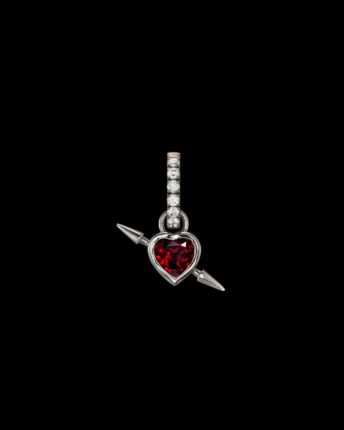 Rebel Heart Diamond Earring