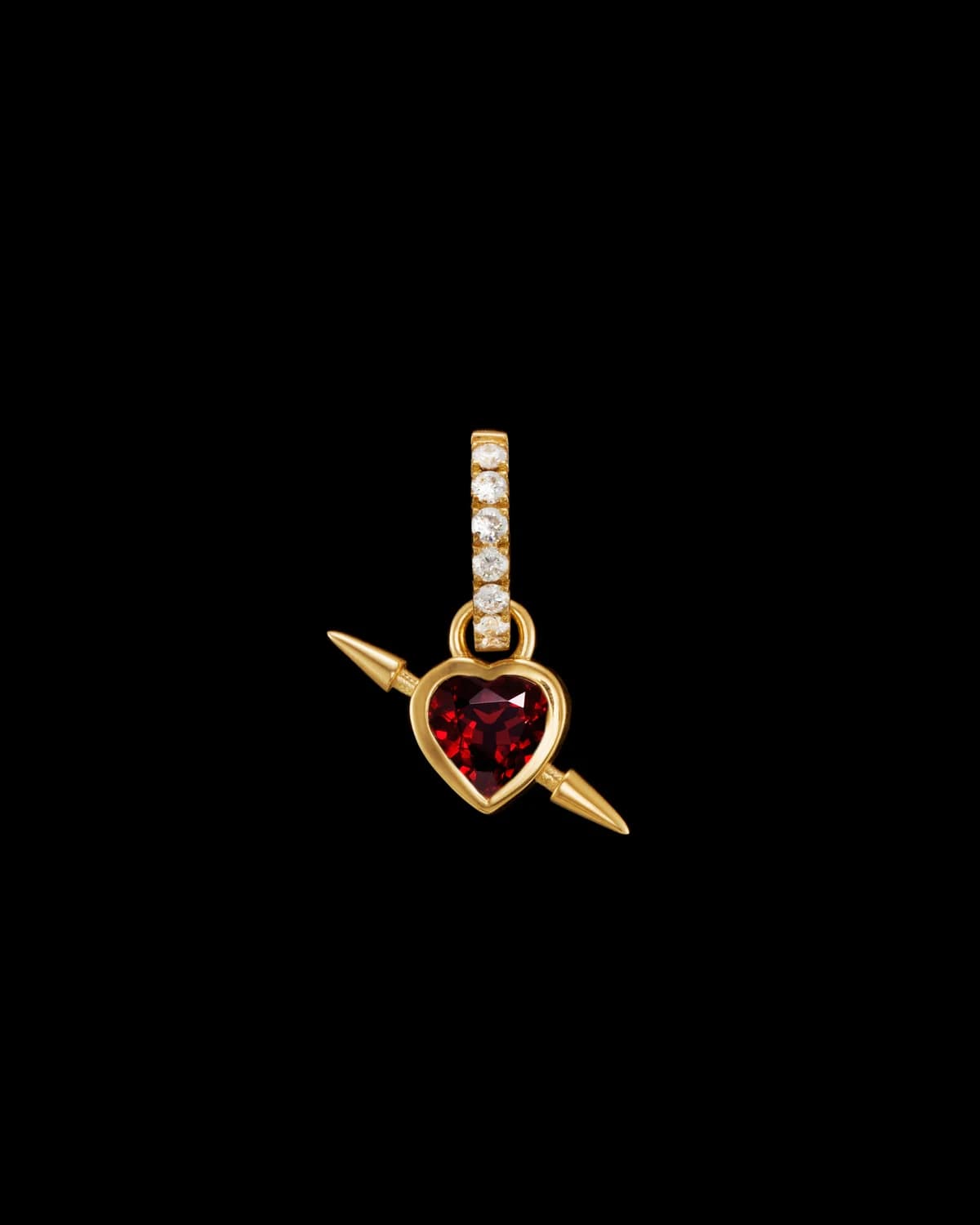 Rebel Heart Diamond Earring