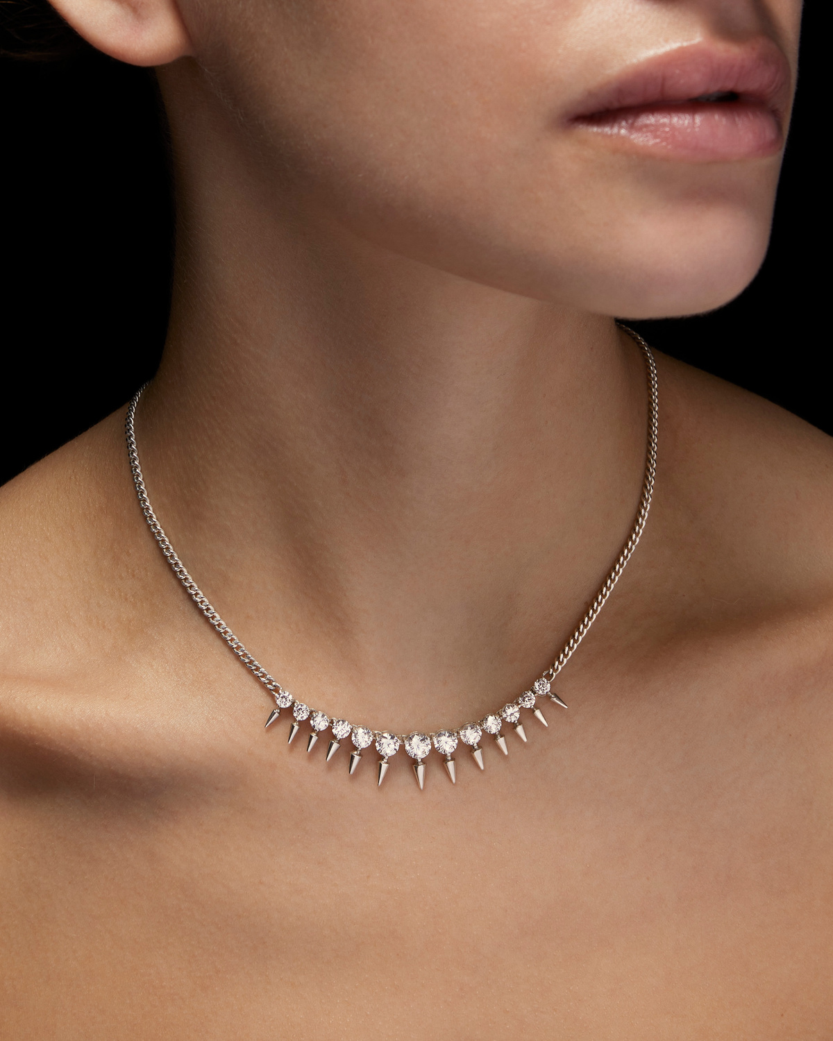 Rivière Rebel Chain Necklace-image-1