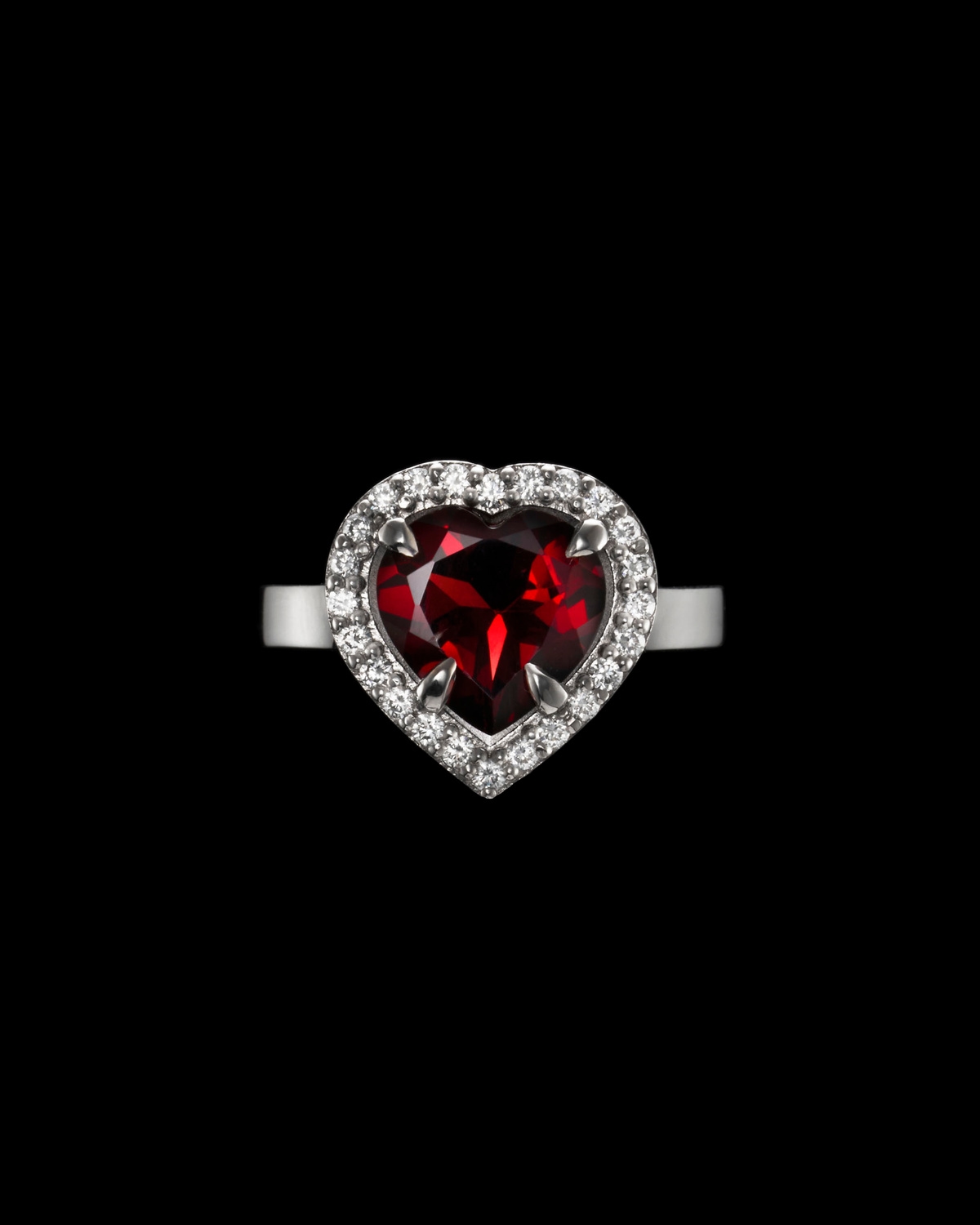 Halo Heart Ring-image-0