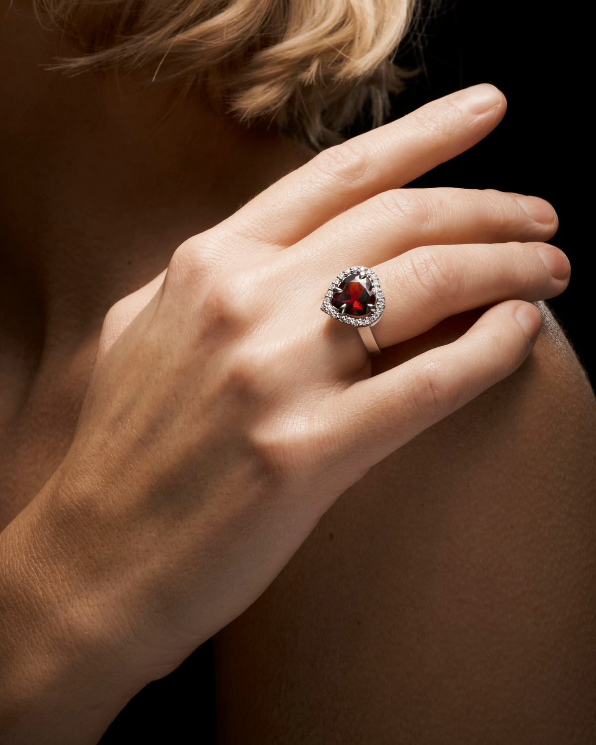 Halo Heart Ring-image-5