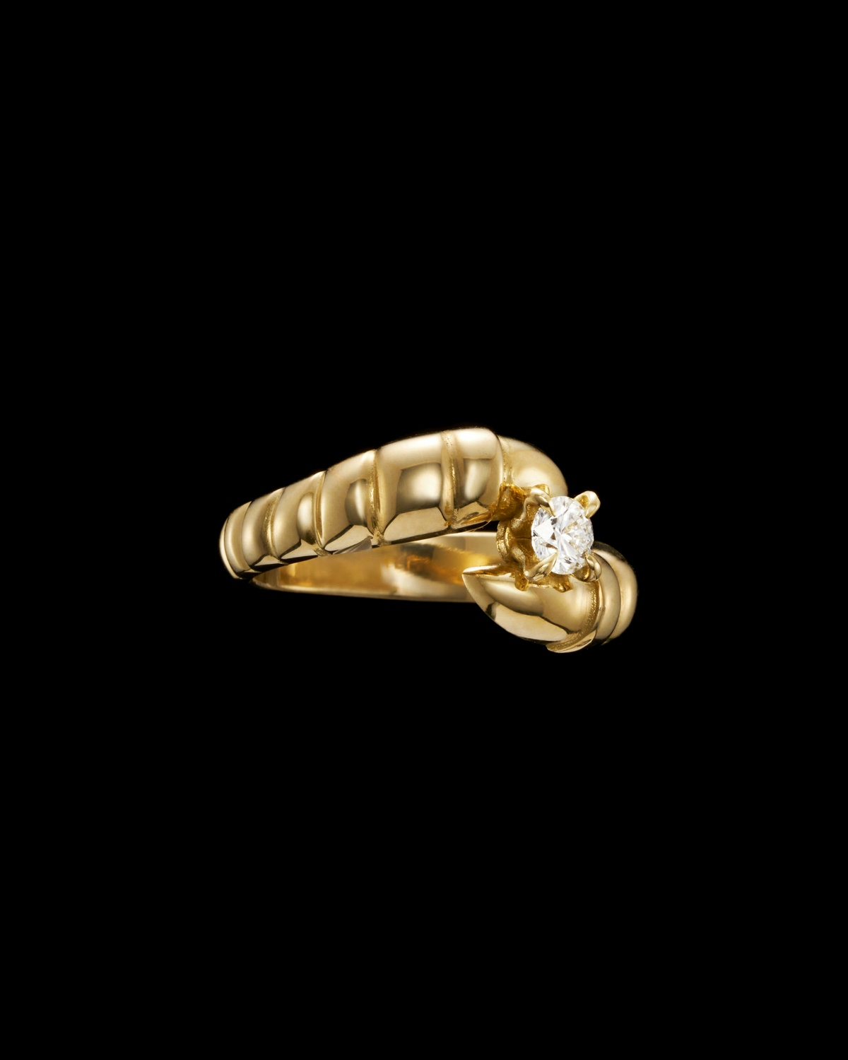 Claw Stone Diamond Ring-image-2
