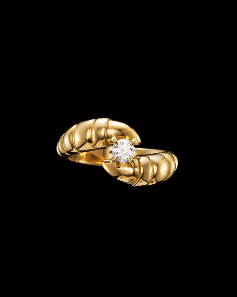 Claw Stone Diamond Ring