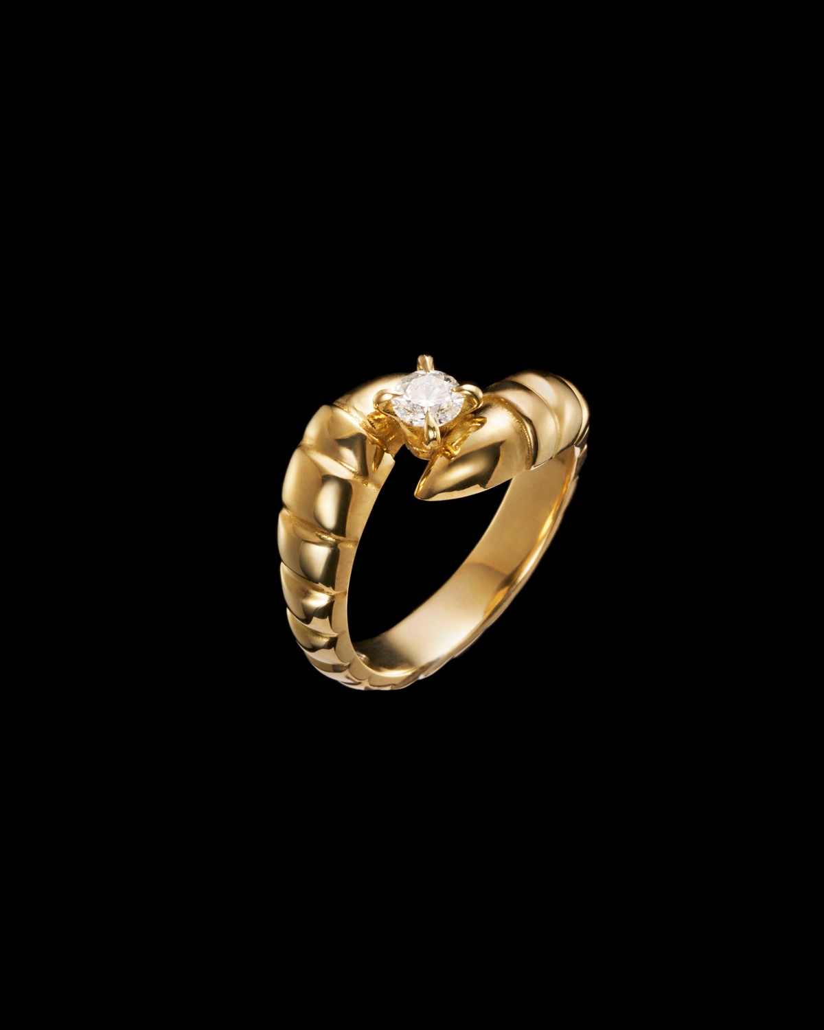 Claw Stone Diamond Ring-image-1