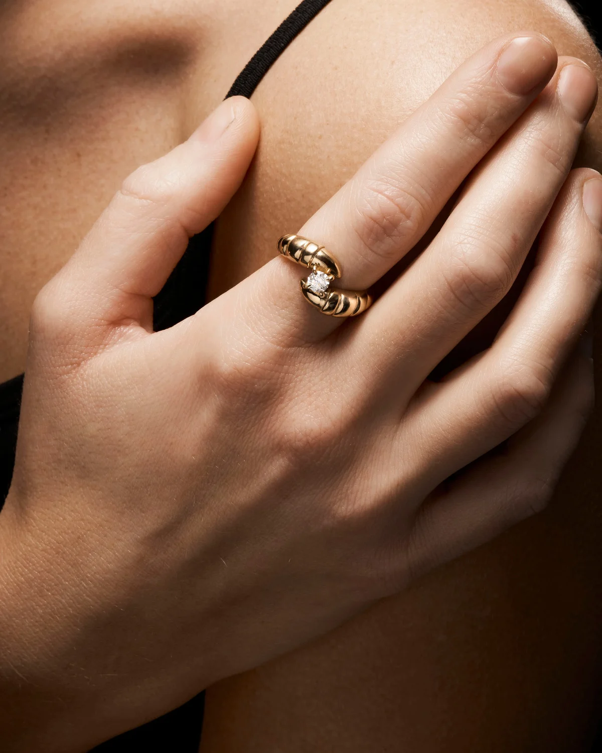 Claw Stone Diamond Ring-image-4