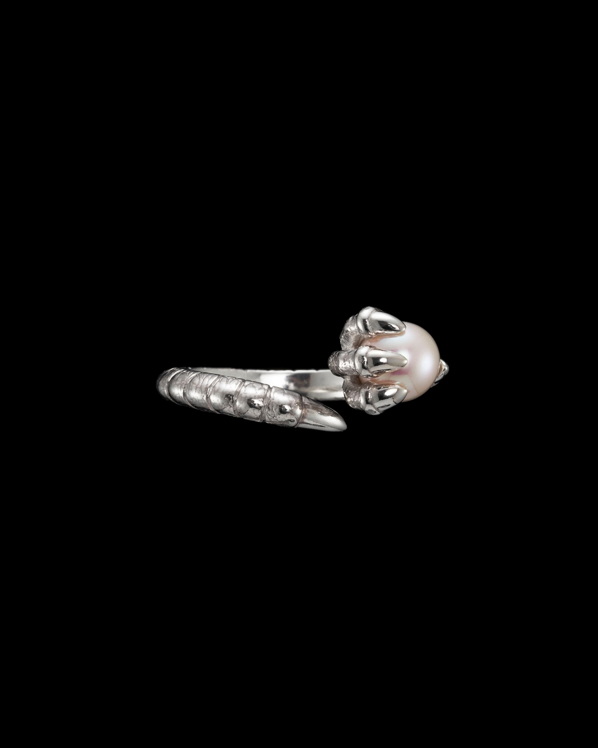 Claw Pearl Ring-image-2