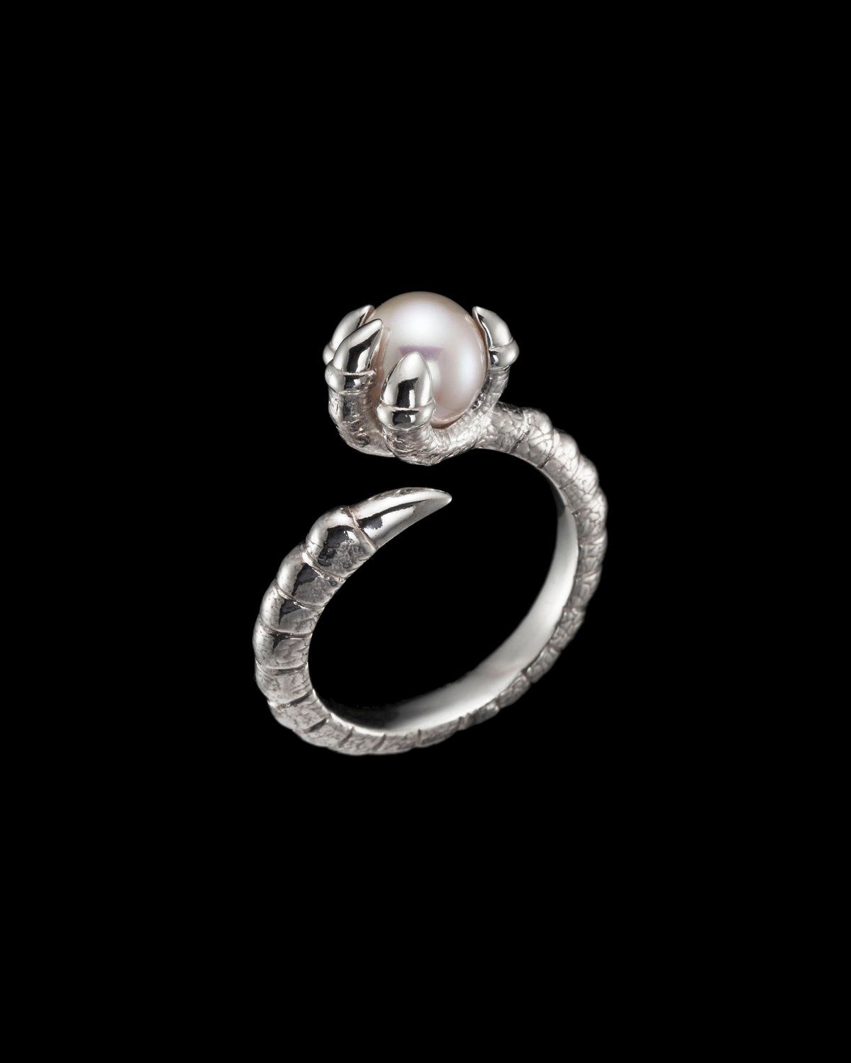 Claw Pearl Ring-image-1