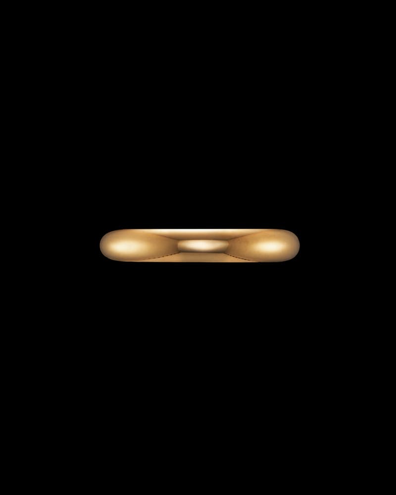 Wedding Band Round 4mm - 18K Yellow Gold - Made to Order