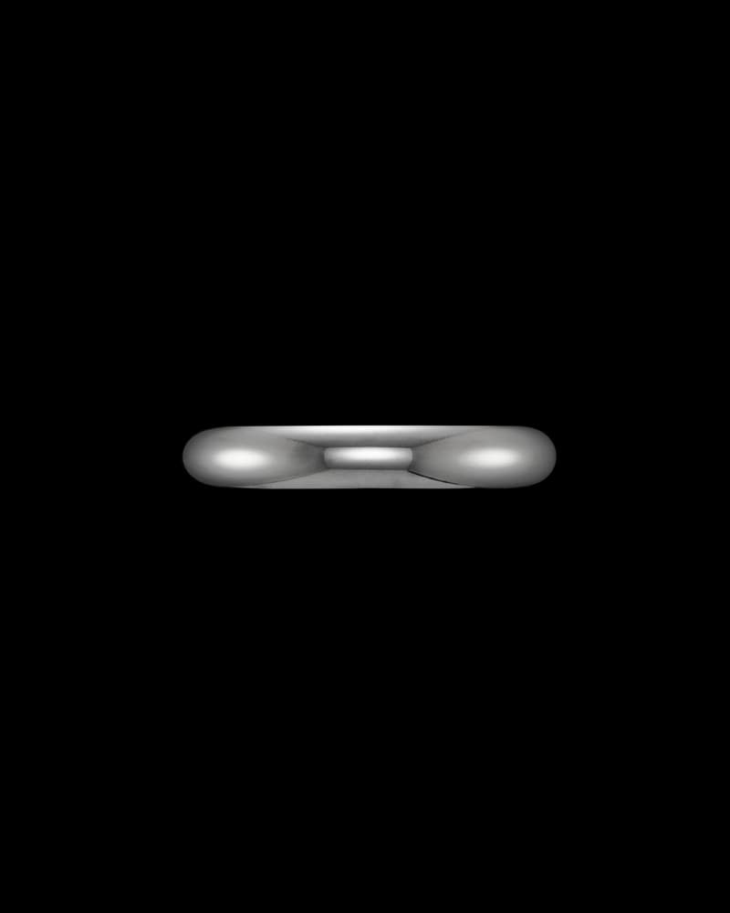 18K White Gold - 4 mm