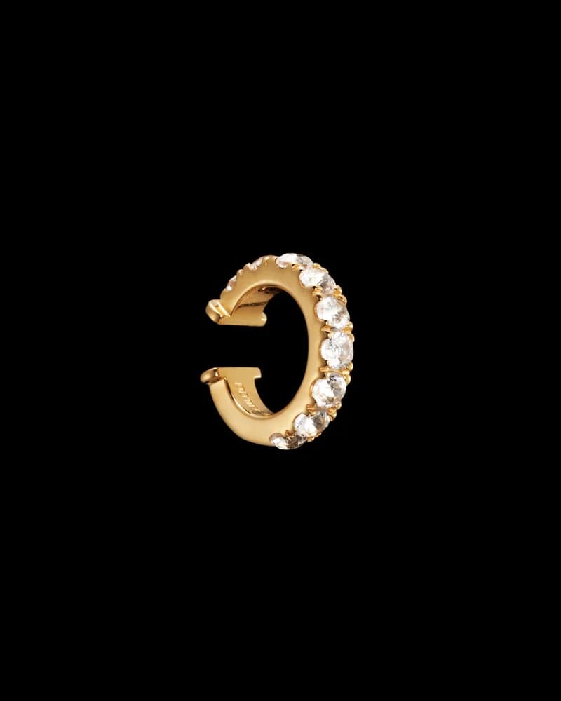 Gold-plated Silver - Clear Quartz